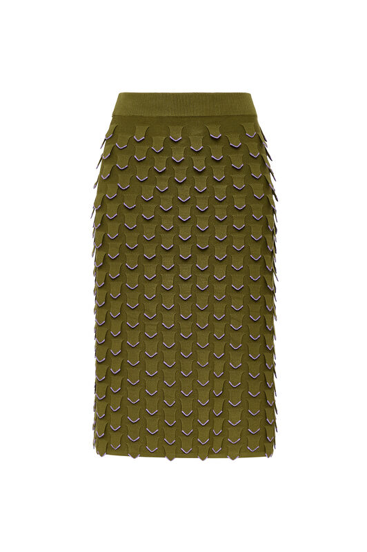 Maliparmi 3D STITCH SKIRT Green JG666378205