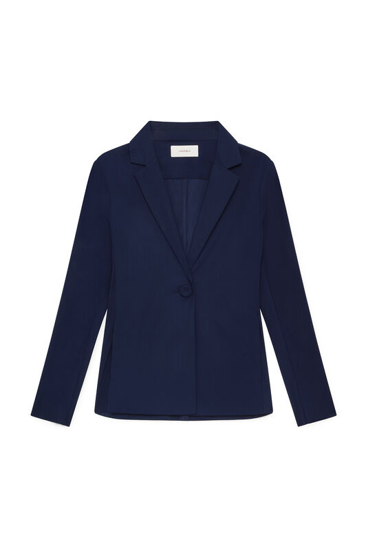 Malìparmi SOFT JERSEY JACKET NavyBlue JD646570210