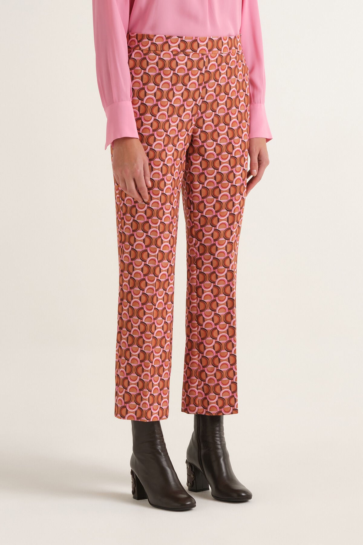 Maliparmi GRAPHIC ORBIT PANTALON Marron JH747950687 Maliparmi GRAPHIC ORBIT PANTALON Marron JH747950687