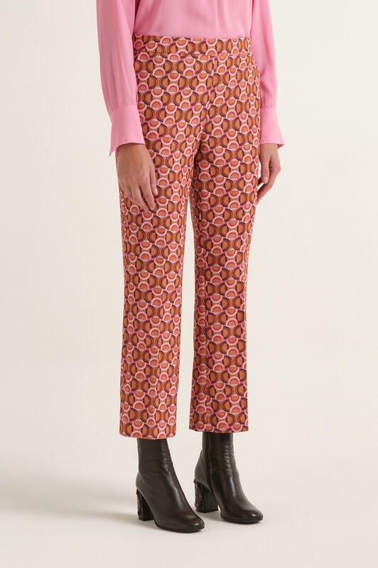 Maliparmi GRAPHIC ORBIT PANTALON Marron JH747950687 Maliparmi GRAPHIC ORBIT PANTALON Marron JH747950687