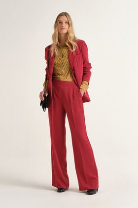 Maliparmi SABLÉ CREPE HOSE Karmesinrot JH757950166 Maliparmi SABLÉ CREPE HOSE Karmesinrot JH757950166