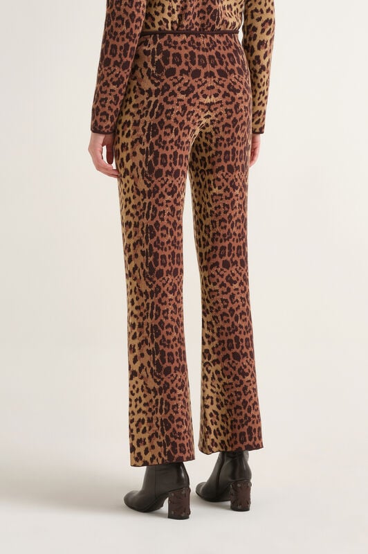 Maliparmi JACQUARD COMFORT TROUSER Brown JH809178219 Maliparmi JACQUARD COMFORT TROUSER Brown JH809178219