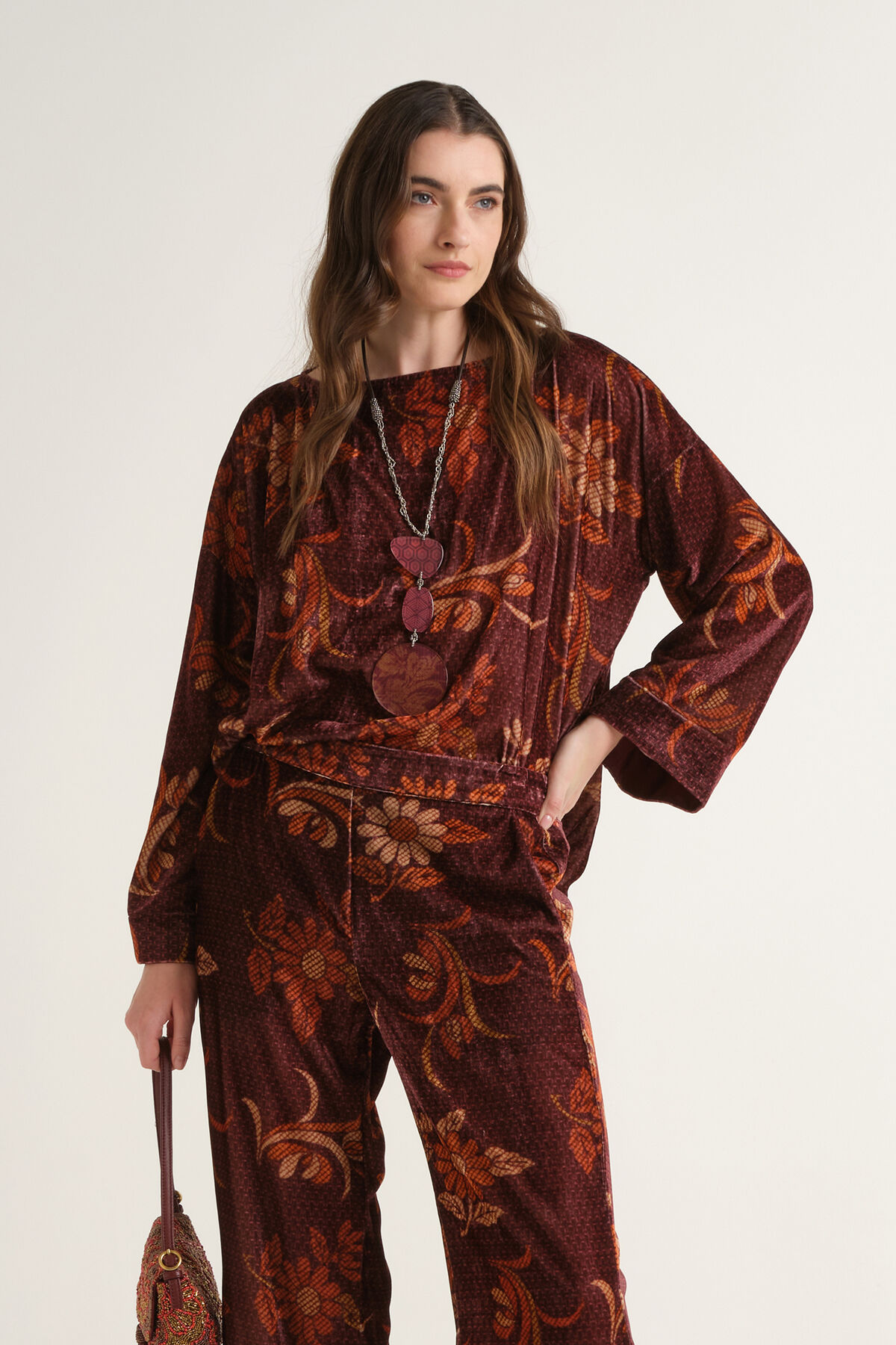 Maliparmi COLLECTION PRINT SHIRT Orange JM559461058 Maliparmi COLLECTION PRINT SHIRT Orange JM559461058