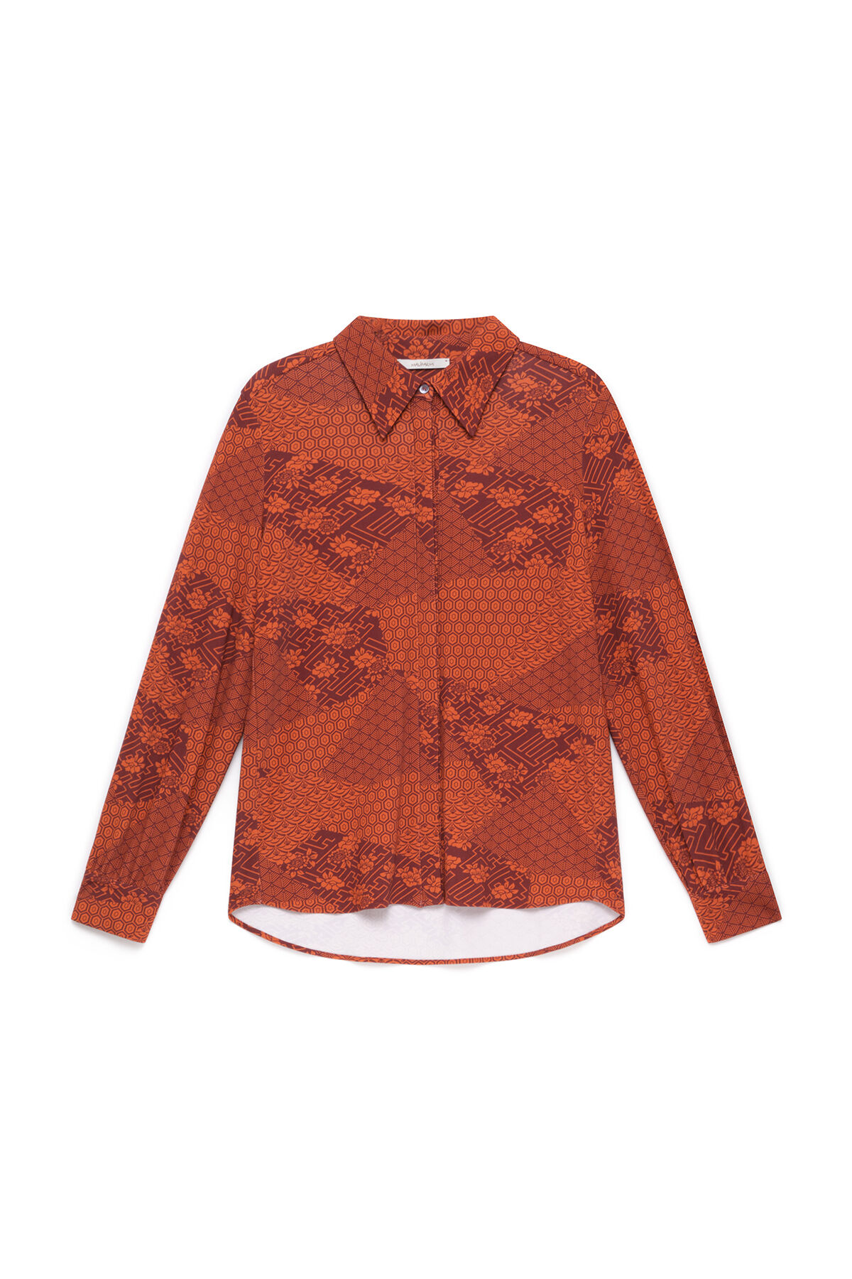 Maliparmi MOSAIC KIMONO SHIRT Red JM556470679 Maliparmi MOSAIC KIMONO SHIRT Red JM556470679