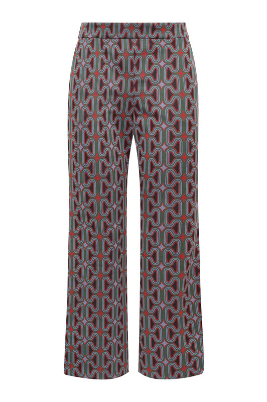 Maliparmi PANTALONE OPTICAL CHAIN Verde JH747970681 Maliparmi PANTALONE OPTICAL CHAIN Verde JH747970681