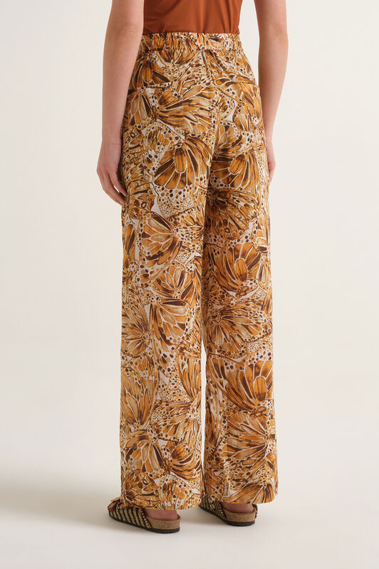 Malìparmi SWEET BUTTERFLY TROUSERS Leather JH805415217