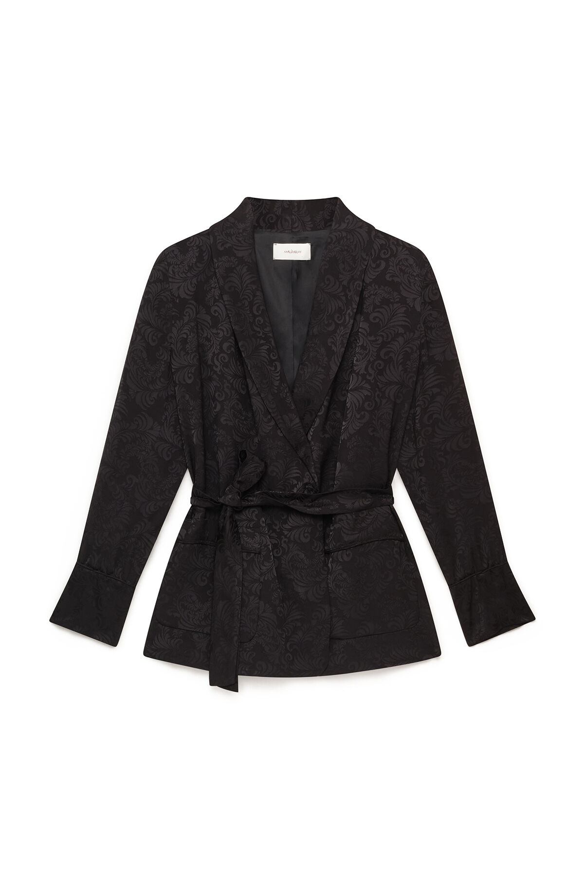 Maliparmi DAMASK JACQUARD BLAZER Black JD648850684 Maliparmi DAMASK JACQUARD BLAZER Black JD648850684