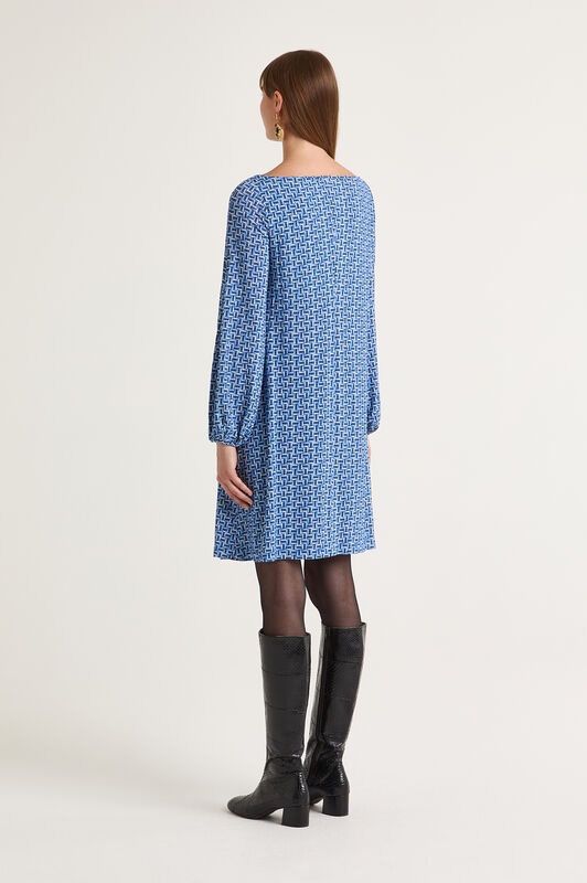 Maliparmi MALI STONES JERSEY DRESS Blue JF668970656