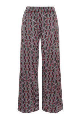 Maliparmi PANTALONE OPTICAL CHAIN Verde JH805370681