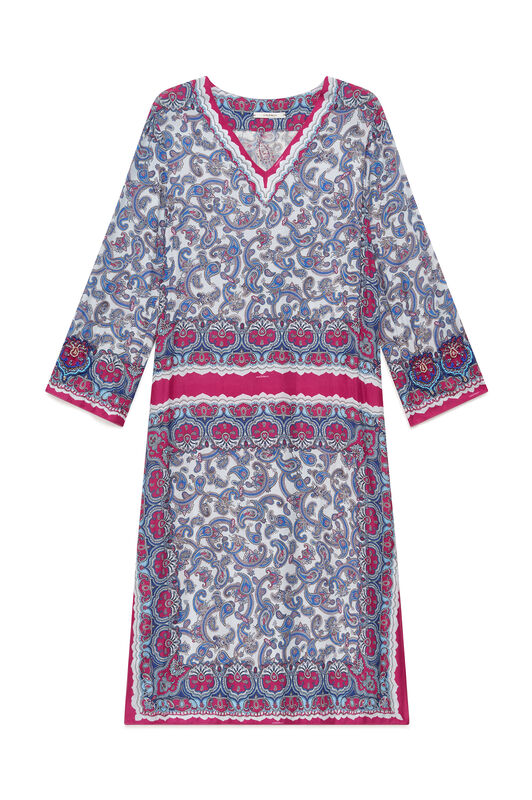 Malìparmi SUNSET PAISLEY VESTIDO Azul Claro JF672450662