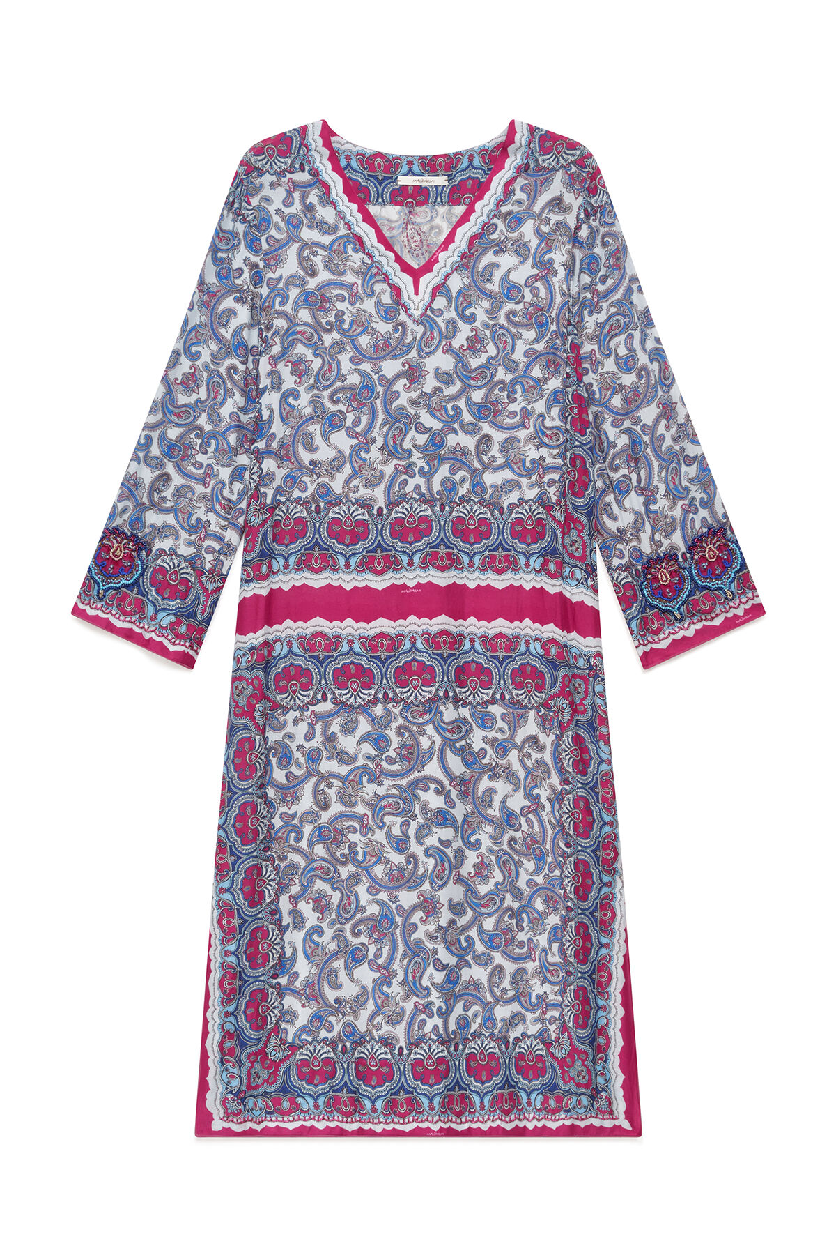 Malìparmi SUNSET PAISLEY VESTIDO Azul Claro JF672450662