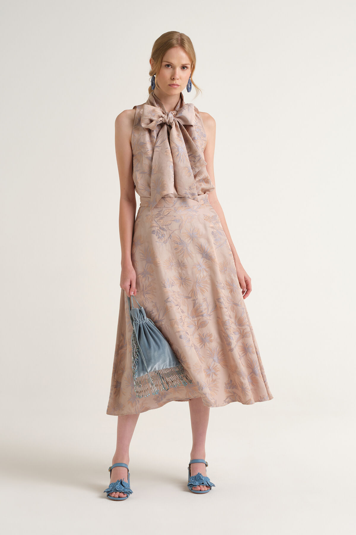 Malìparmi GONNA BREEZE D'ÉTÉ Beige JG667550670