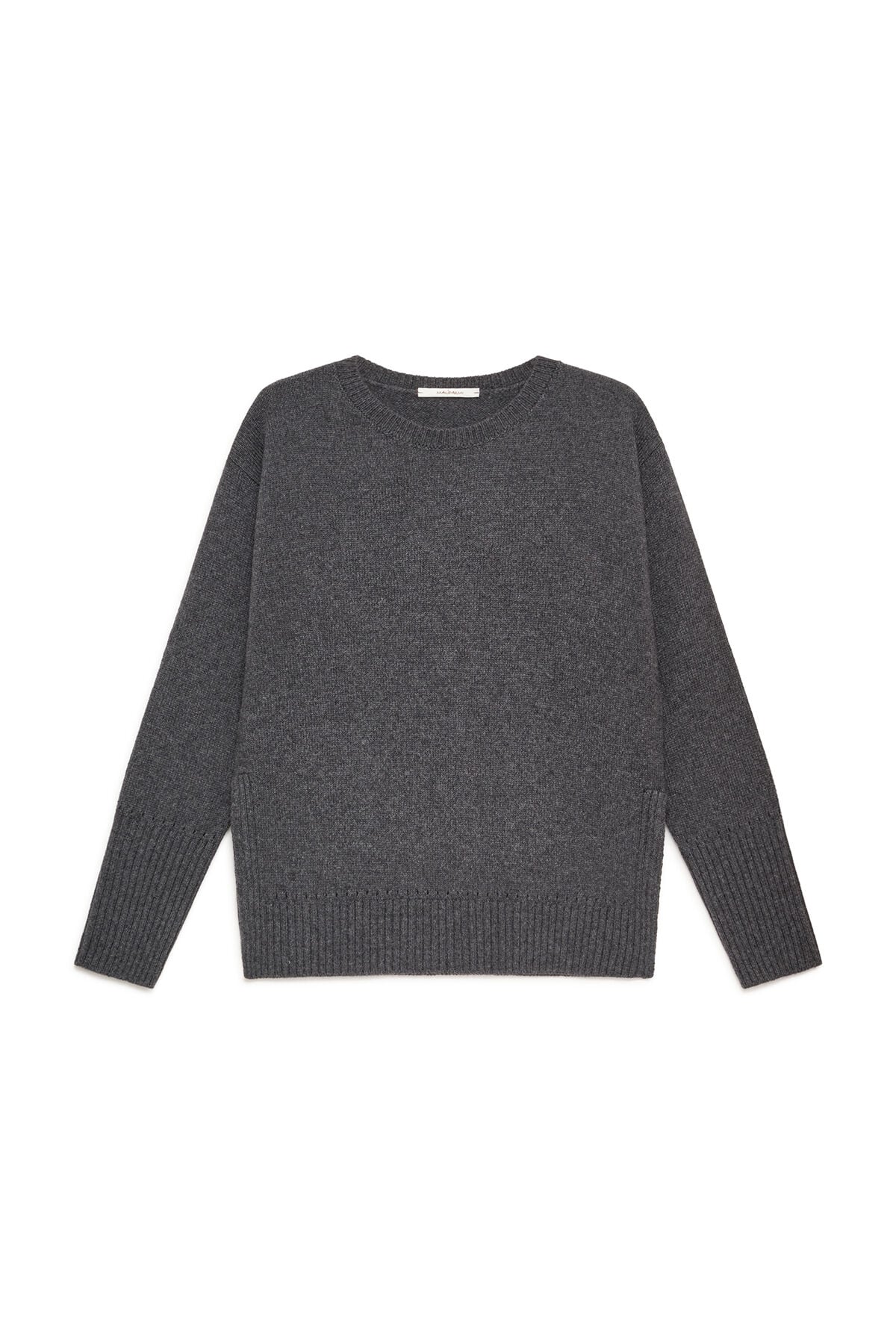 Maliparmi CASHMERE MERINOS KNIT Dark Grey JQ511474315 Maliparmi CASHMERE MERINOS KNIT Dark Grey JQ511474315