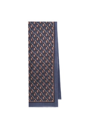 Maliparmi SCIARPA 70X180 COLLECTION PRINTS Blu IV015720199