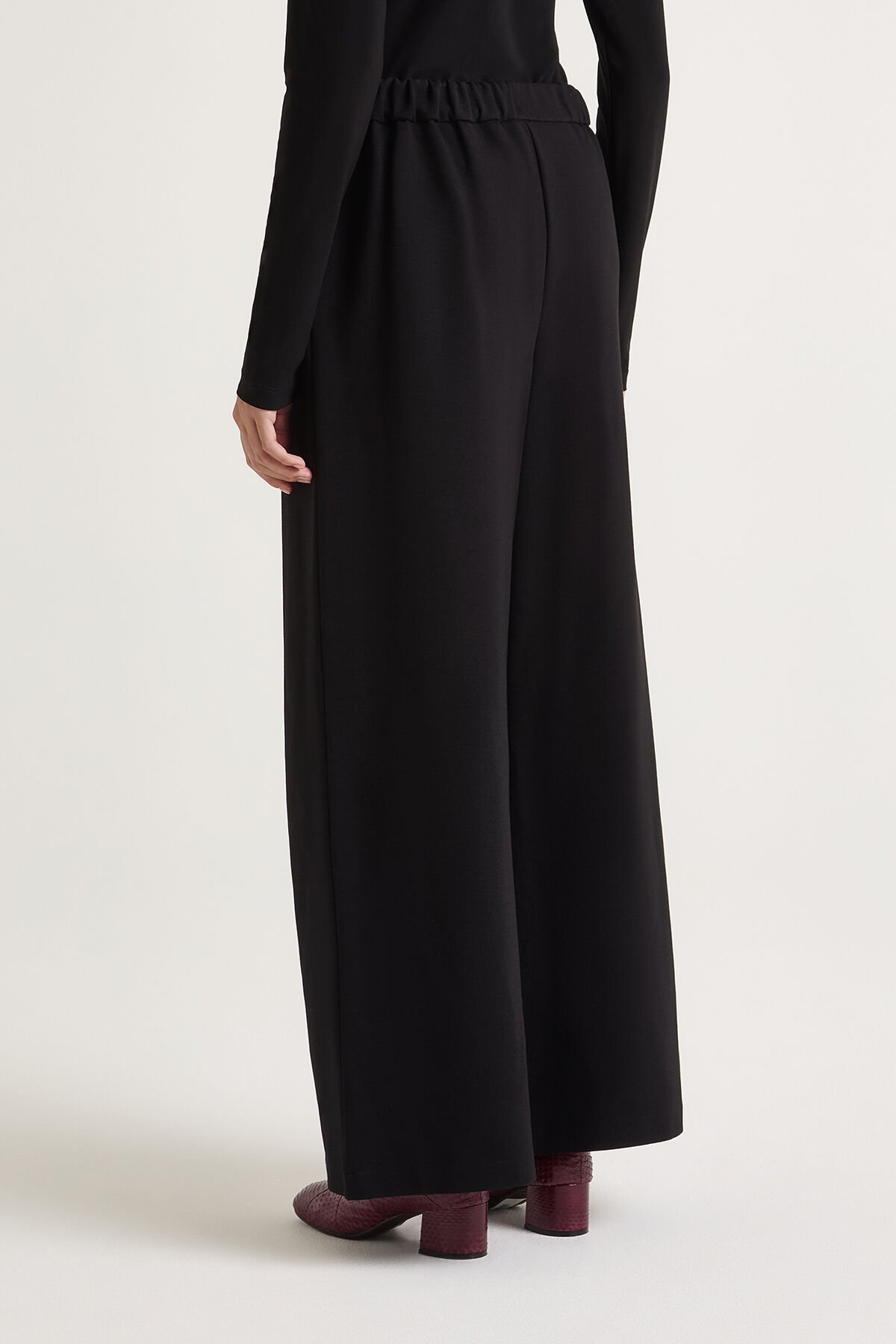 Maliparmi MILANO STITCHING TROUSERS Black JH805350654