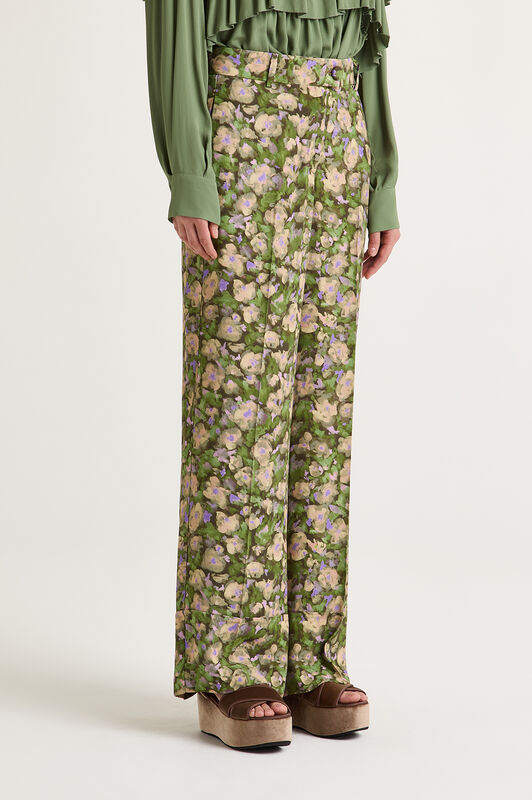 Maliparmi FLORAL SYMPHONY HOSE Grün JH804450651