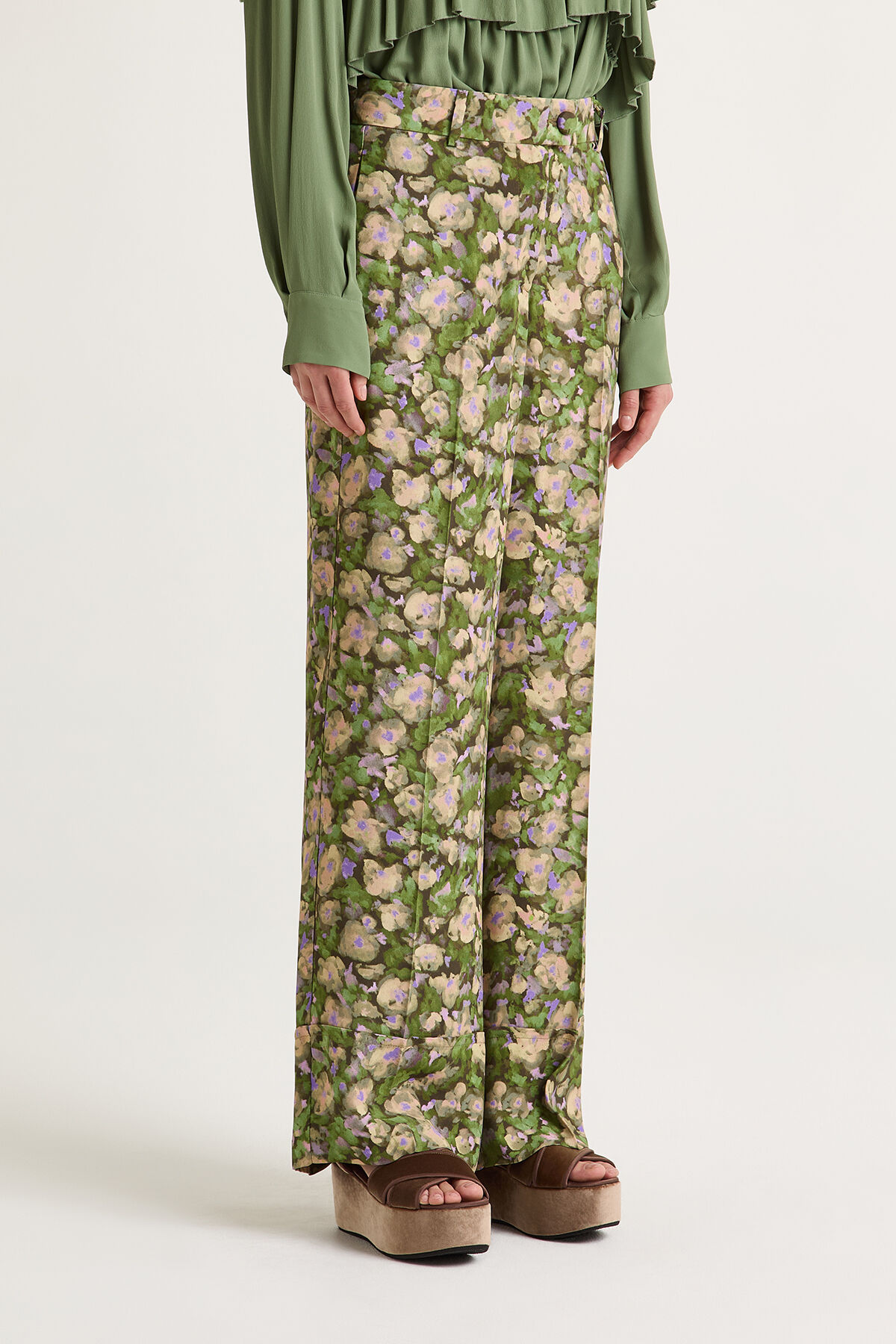 Maliparmi FLORAL SYMPHONY HOSE Grün JH804450651
