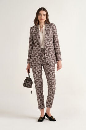 Maliparmi GRAPHIC ORBIT TROUSER Grey JH801550687 Maliparmi GRAPHIC ORBIT TROUSER Grey JH801550687