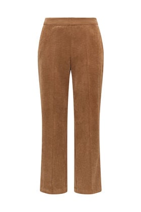 Maliparmi CORDUROY VELVET TROUSER Camel JH747961060 Maliparmi CORDUROY VELVET TROUSER Camel JH747961060