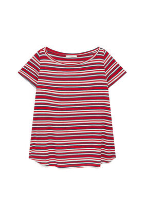 Malìparmi SUMMER STRIPES T-SHIRT Light Blue JK028170676