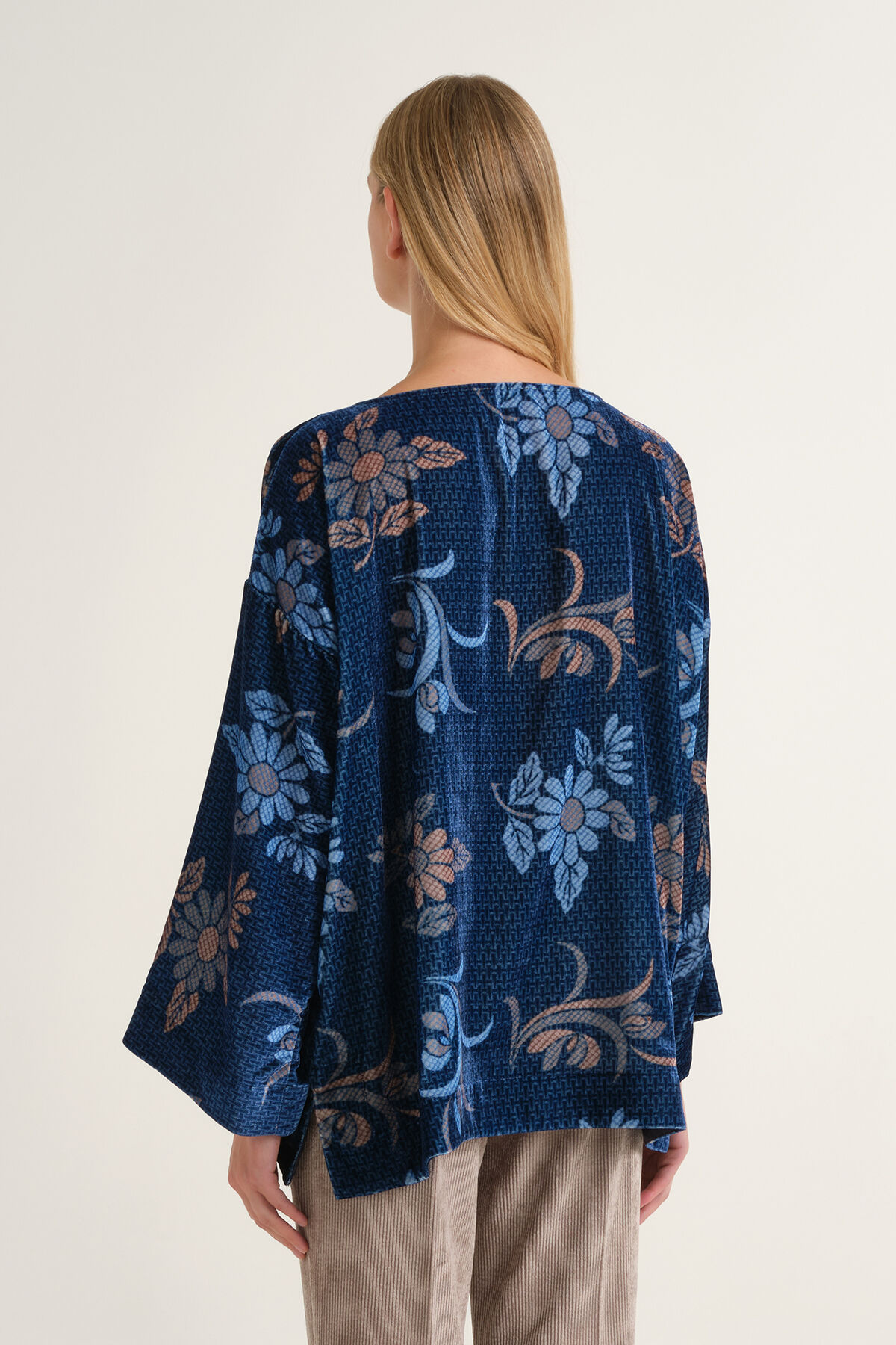 Maliparmi COLLECTION PRINT SHIRT Blue JM559461058 Maliparmi COLLECTION PRINT SHIRT Blue JM559461058