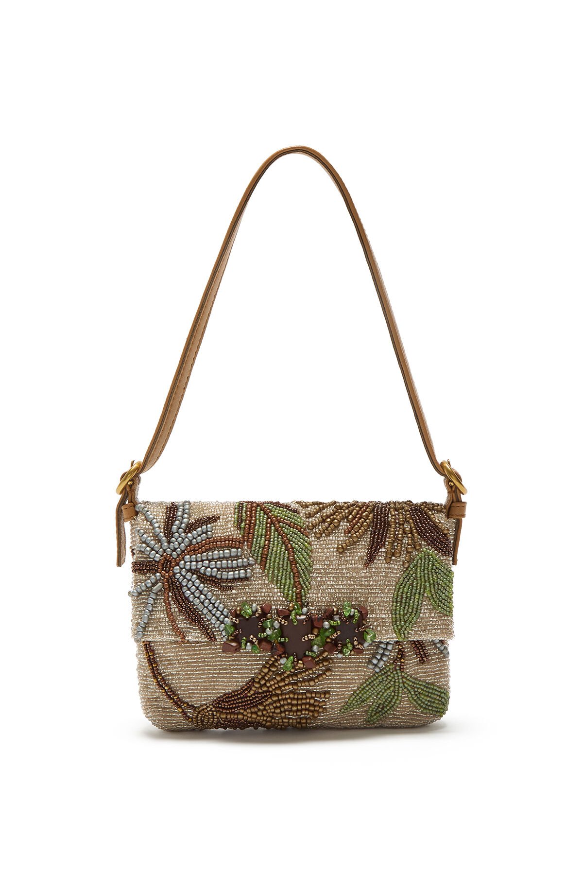 Malìparmi SILVER GARDEN KLEINE SCHULTERTASCHE Beige BF000591258