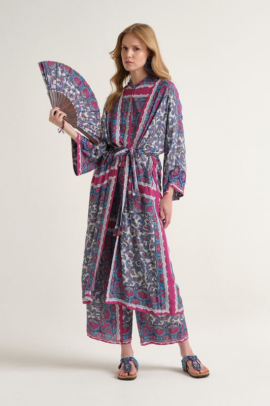 Malìparmi SUNSET PAISLEY DRESS Light Blue JF670050662