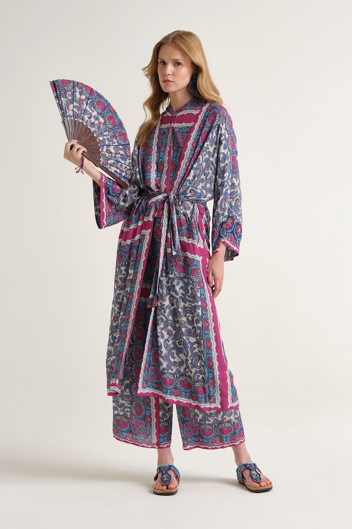 Malìparmi SUNSET PAISLEY DRESS Light Blue JF670050662