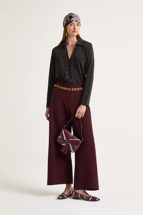 Maliparmi MAGLIA SHINY FLUID LUREX Nero JQ506078133