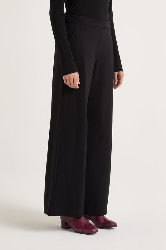 Maliparmi MILANO STITCHING TROUSERS Black JH805350654