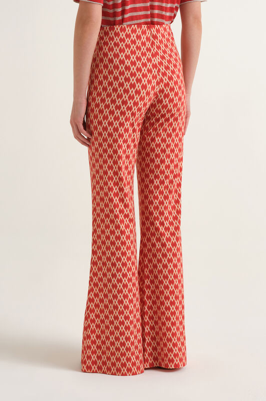 Malìparmi DIAMOND GLOW TROUSERS Red JH719570674