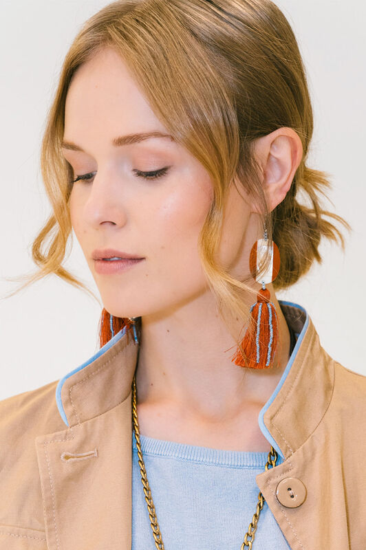 Malìparmi ELEGANT STONE EARRINGS Brown TR002191259