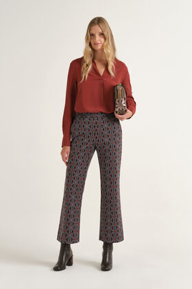 Maliparmi PANTALONE OPTICAL CHAIN Verde JH747970681