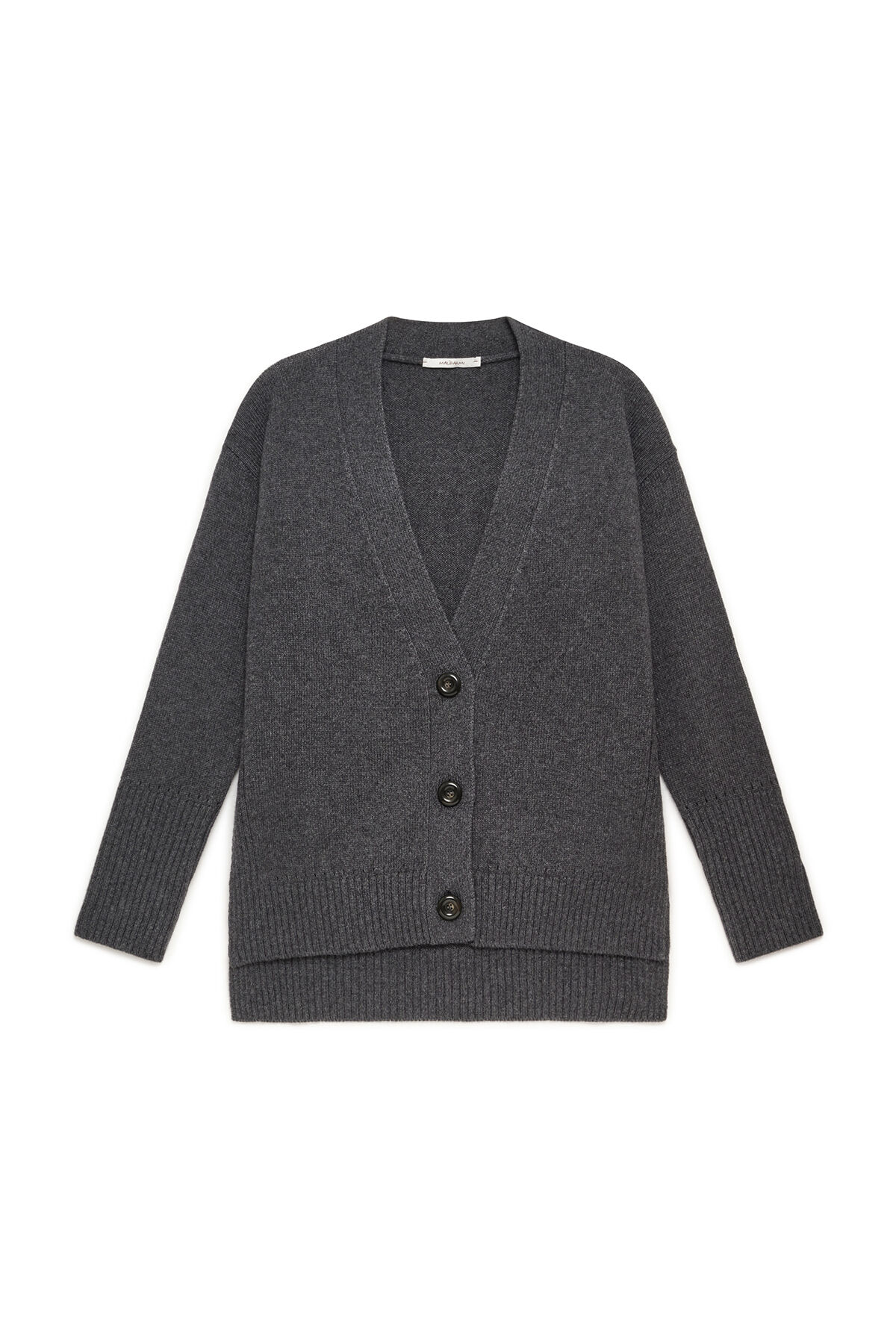 Maliparmi CASHMERE MERINOS CARDIGAN Dark Grey JN371674315 Maliparmi CASHMERE MERINOS CARDIGAN Dark Grey JN371674315