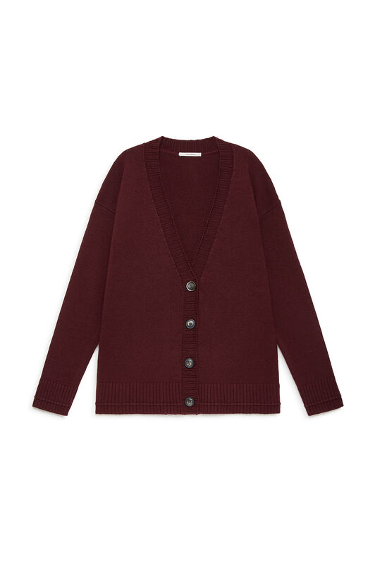 Maliparmi CARDIGAN CASHMERE MERINOS Mosto JN370574315