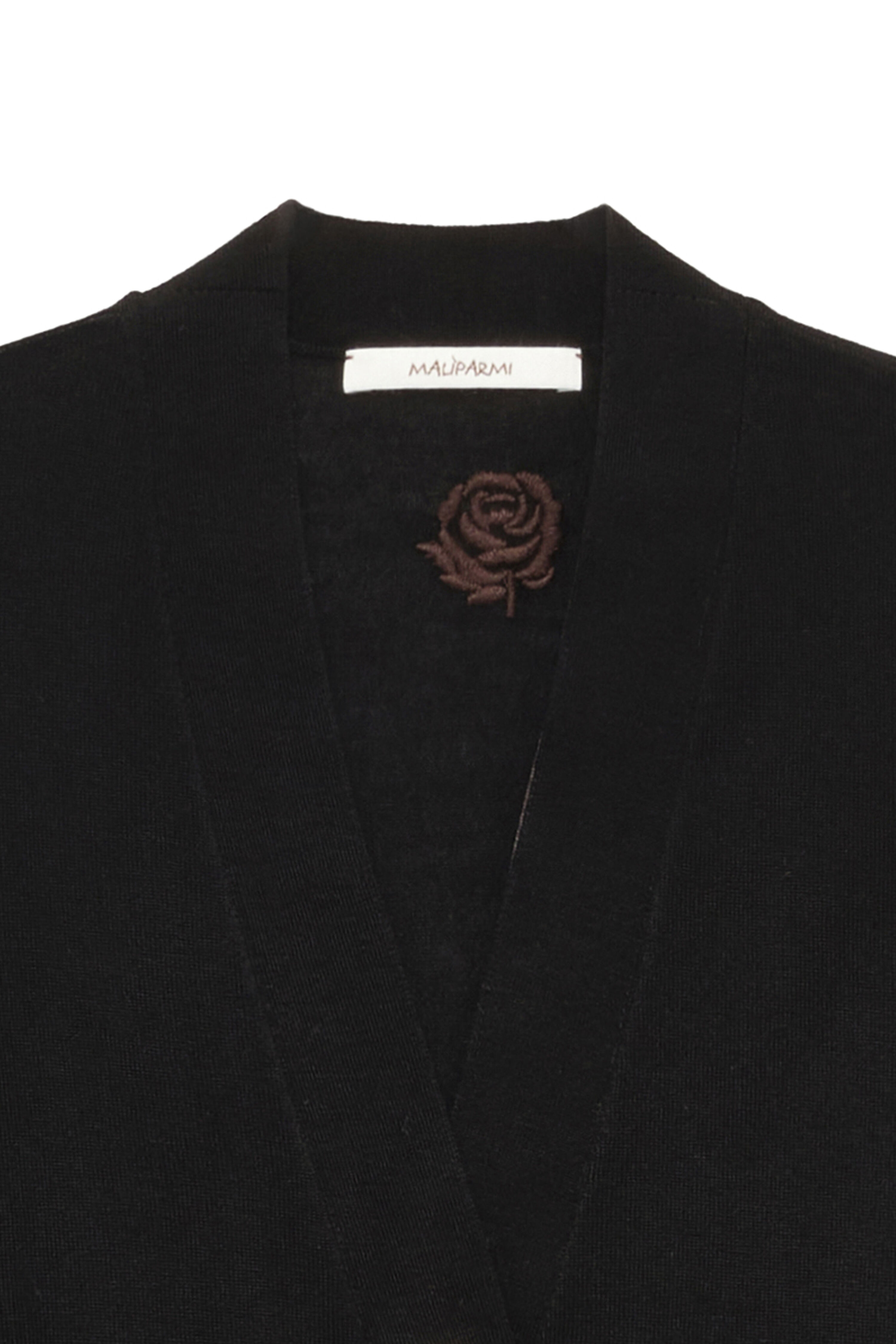 Maliparmi CARDIGAN COLOURS OF THE WORLD Nero JN215474230 Maliparmi CARDIGAN COLOURS OF THE WORLD Nero JN215474230