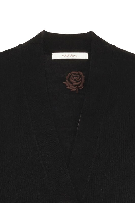 Maliparmi CARDIGAN COLOURS OF THE WORLD Nero JN215474230 Maliparmi CARDIGAN COLOURS OF THE WORLD Nero JN215474230