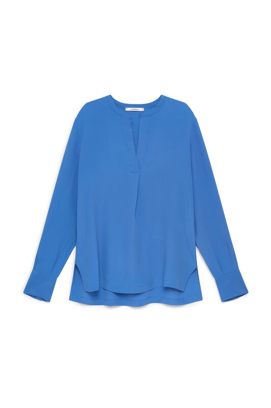 Maliparmi FLUID CREPE HEMD Elektrischblau JM103350203