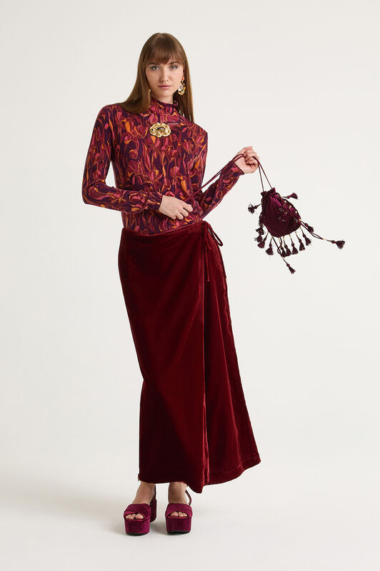 Maliparmi GONNA SWEET VELVET Ruggine JG665161050