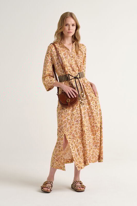 Malìparmi ABITO SHELL DRESS Yellow JF672170672