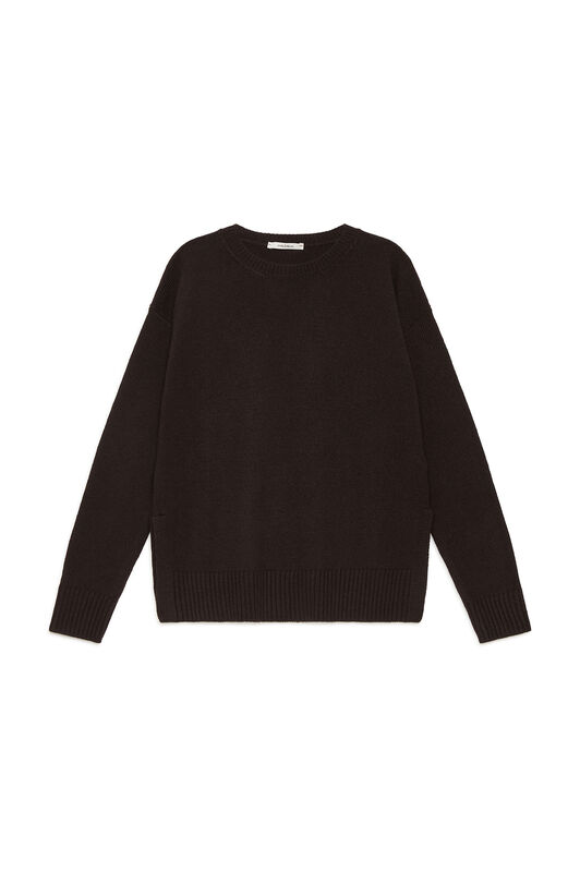 Maliparmi CASHMERE MERINOS KNITWEAR Dark Brown JQ511474315