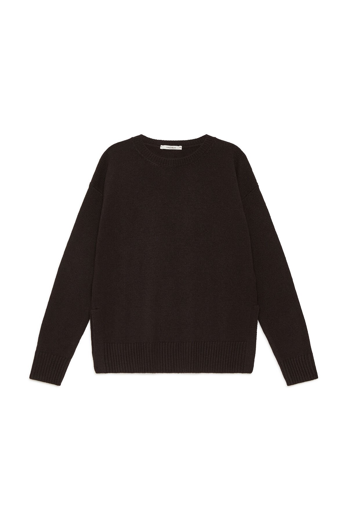 Maliparmi CASHMERE MERINOS KNITWEAR Dark Brown JQ511474315