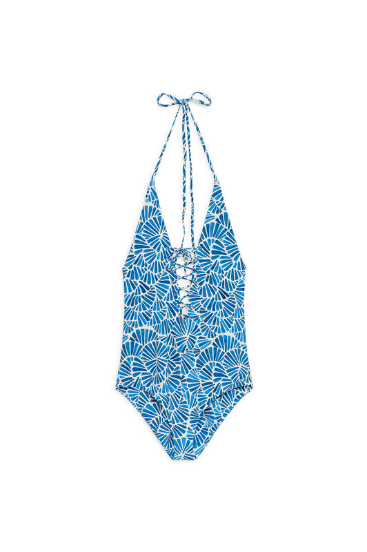 Malìparmi INTERO SHELL SWIMSUIT Blue JJ105270672