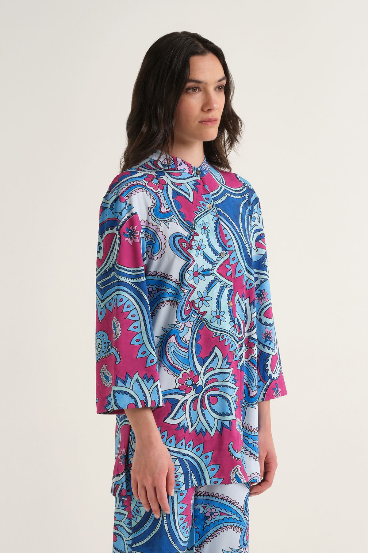 Malìparmi HIPPIE LOTUS KAFTAN Hellblau JM557570671