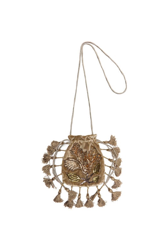 Malìparmi SILVER GARDEN POCHETTE Crème OP009561054