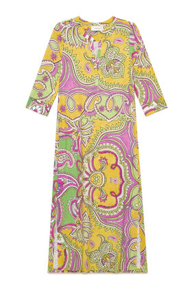 Malìparmi HIPPIE LOTUS DRESS Green JF667370671