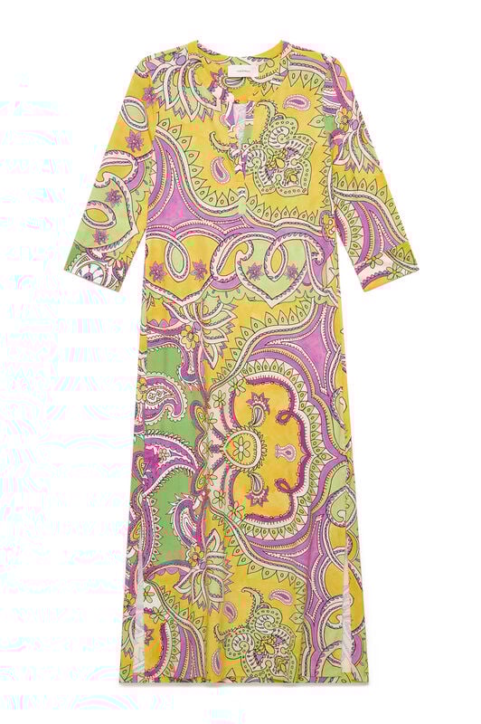 Malìparmi HIPPIE LOTUS DRESS Green JF667370671