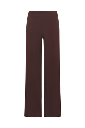 Malìparmi SOFT JERSEY TROUSERS Dark Brown JH753070210