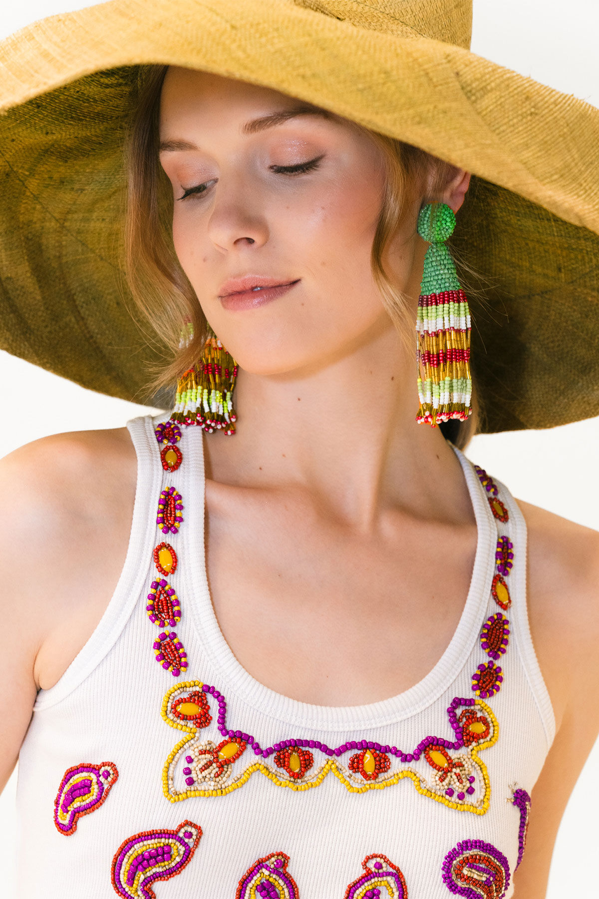 Malìparmi GARDEN BEADS EARRINGS Green TR002791280