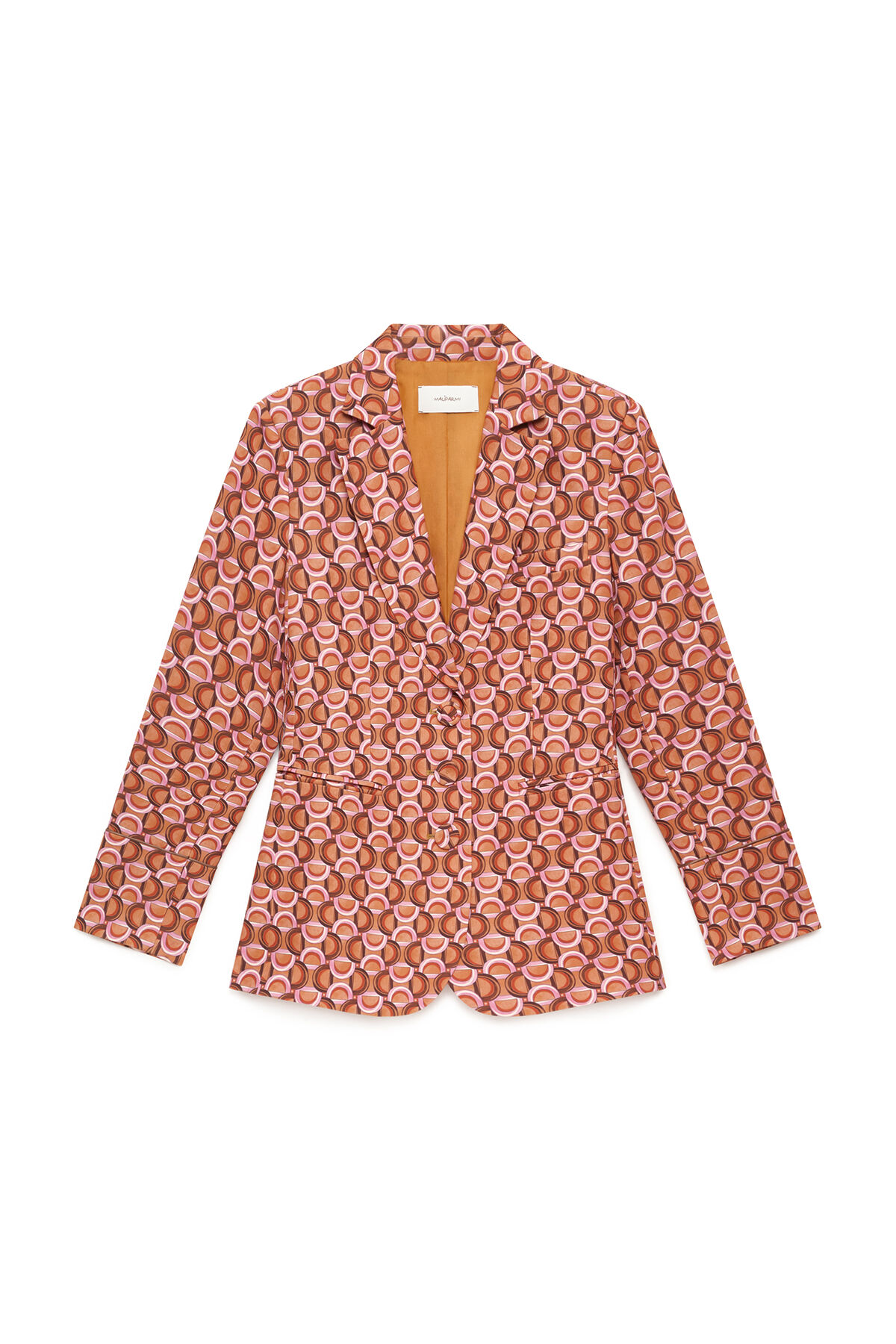 Maliparmi GRAPHIC ORBIT BLAZER Brown JD648950687 Maliparmi GRAPHIC ORBIT BLAZER Brown JD648950687